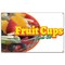 Signmission Fruit Cups Banner Concession Stand Food Truck Single Sided B-Fruit Cups19 - alternate 1